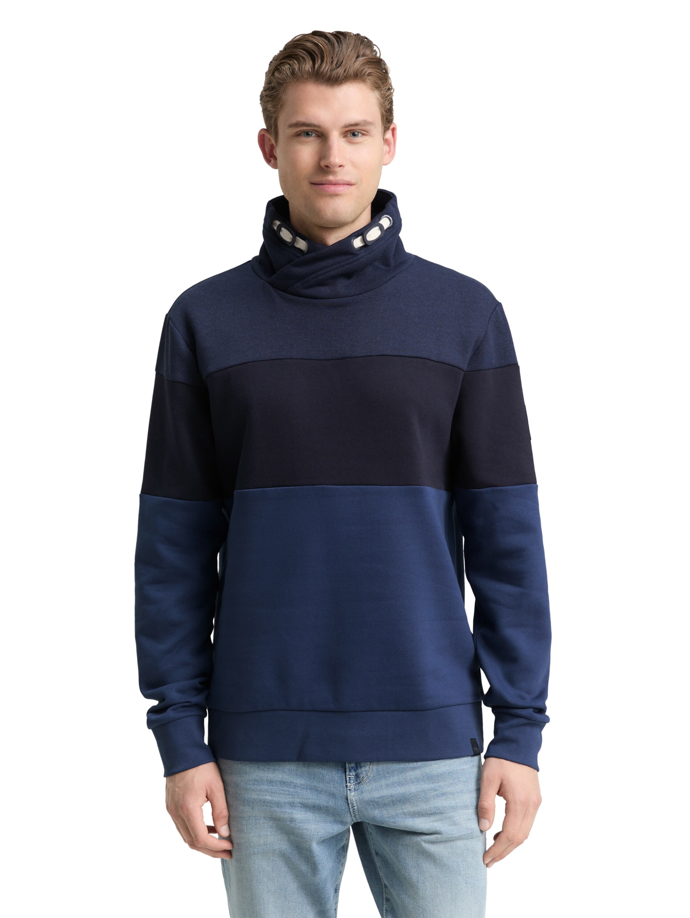 TOM TAILOR Sweatshirt in Blue: front