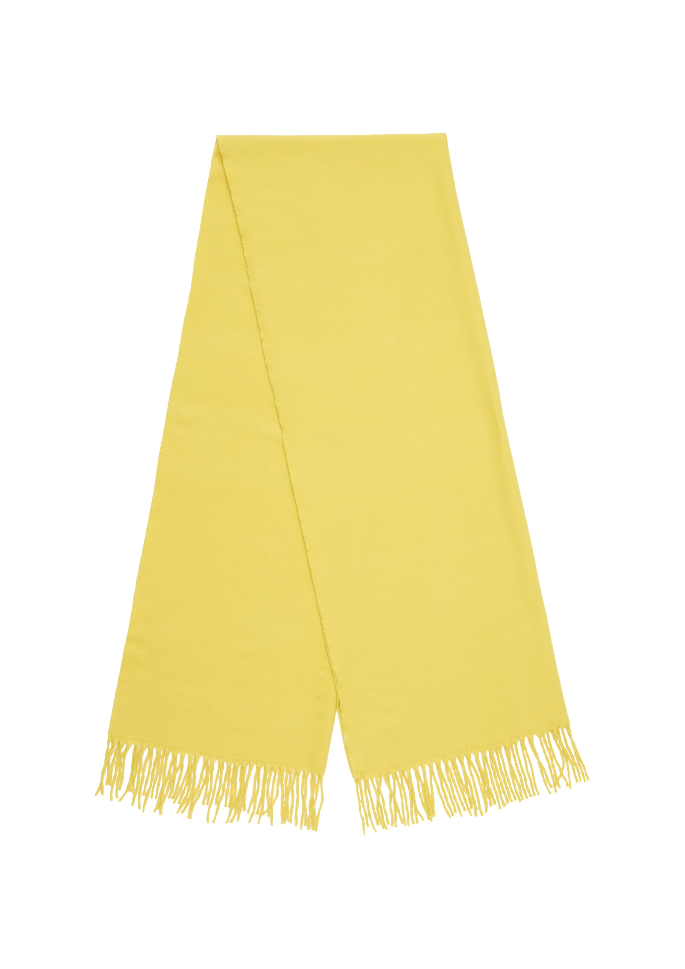 s.Oliver Scarf in Yellow: front