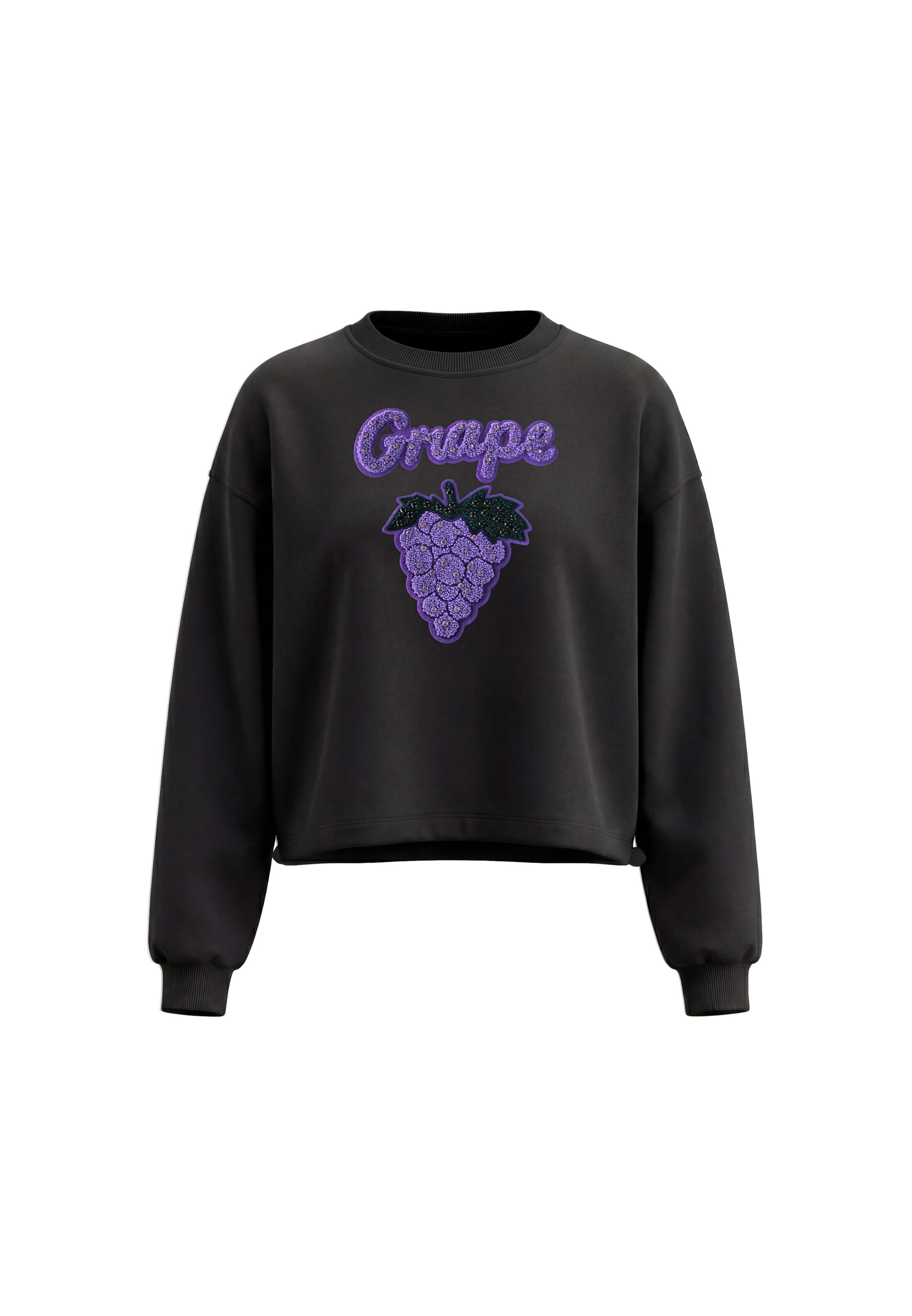 MYMO - Sudadera en negro: frente