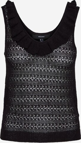 VERO MODA Gebreide top in Zwart: voorkant