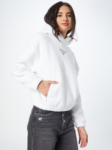 Tommy Jeans Sweatshirt in Weiß: predná strana