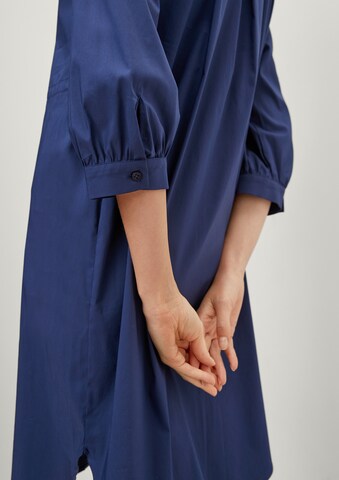 COMMA Shirt Dress in Blue