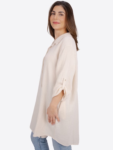 Chemisier 'Jessy' Seasons of April en beige