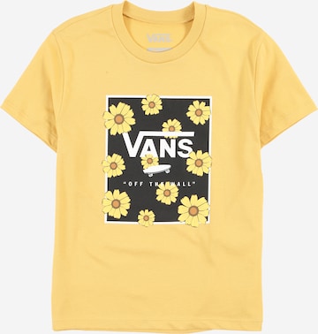 VANS Тениска в жълто: отпред