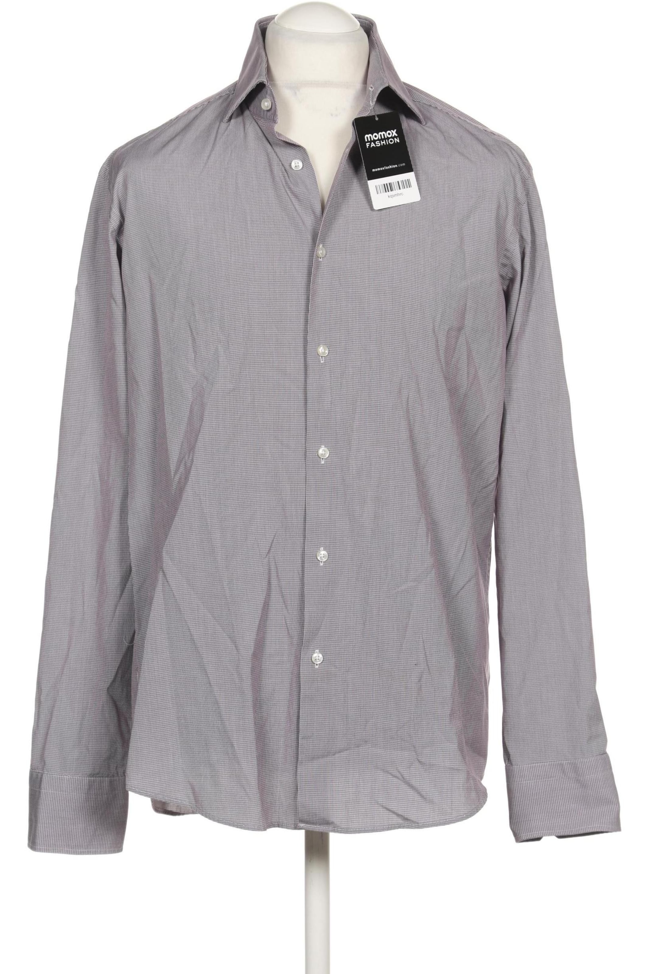 BOSS Button Up Shirt in L in Purple: front