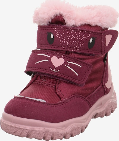 SUPERFIT Talvisaappaat 'Husky+' värissä roosa / viininpunainen / musta / offwhite, Tuotenäkymä
