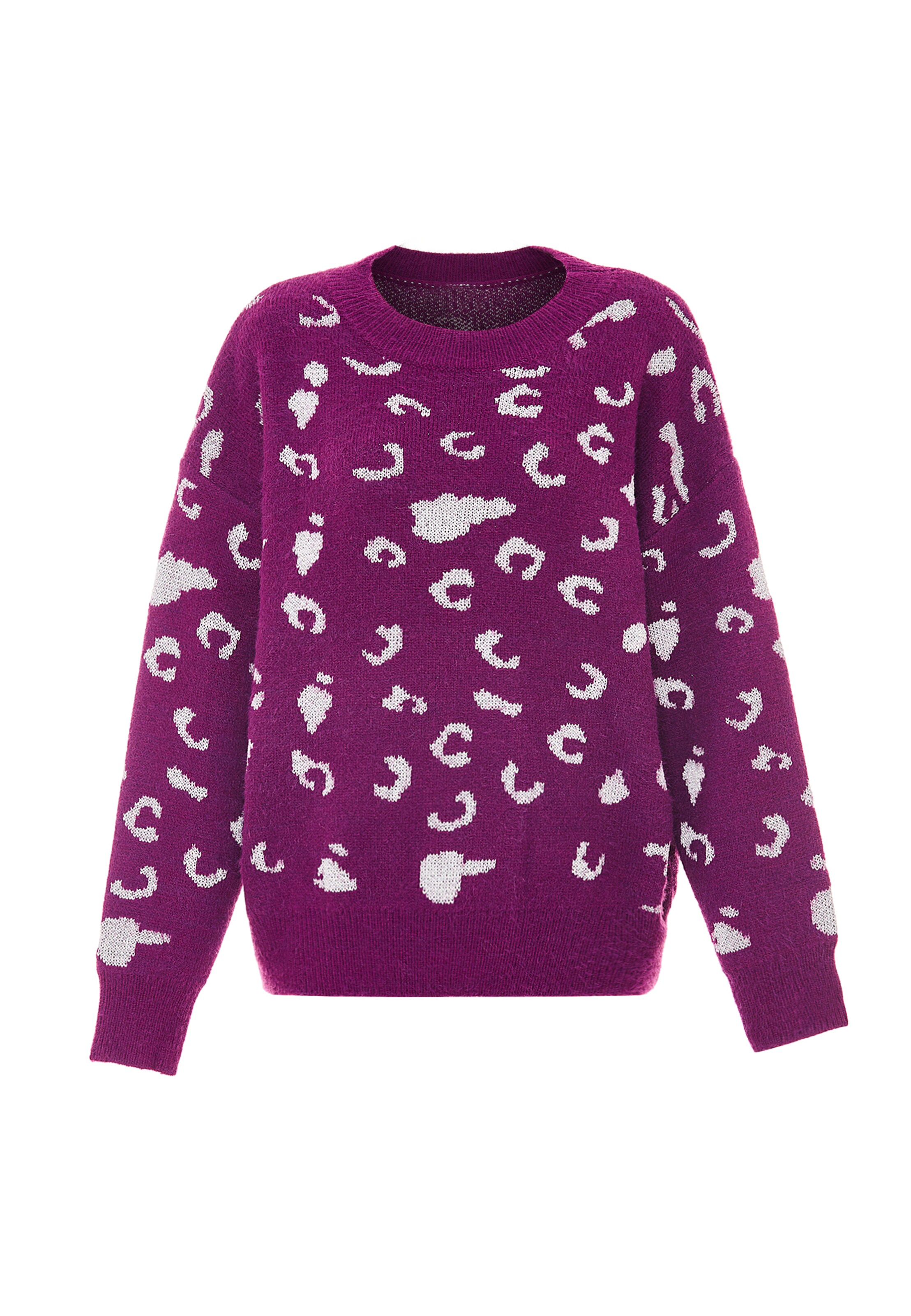 purpurinė ebeeza Megztinis: priekis