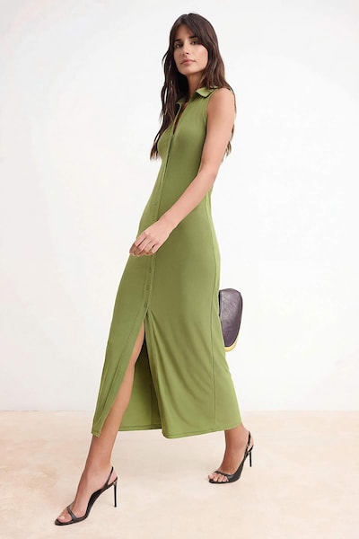 Trendyol Robe-chemise en 34 en kiwi, Vue avec produit