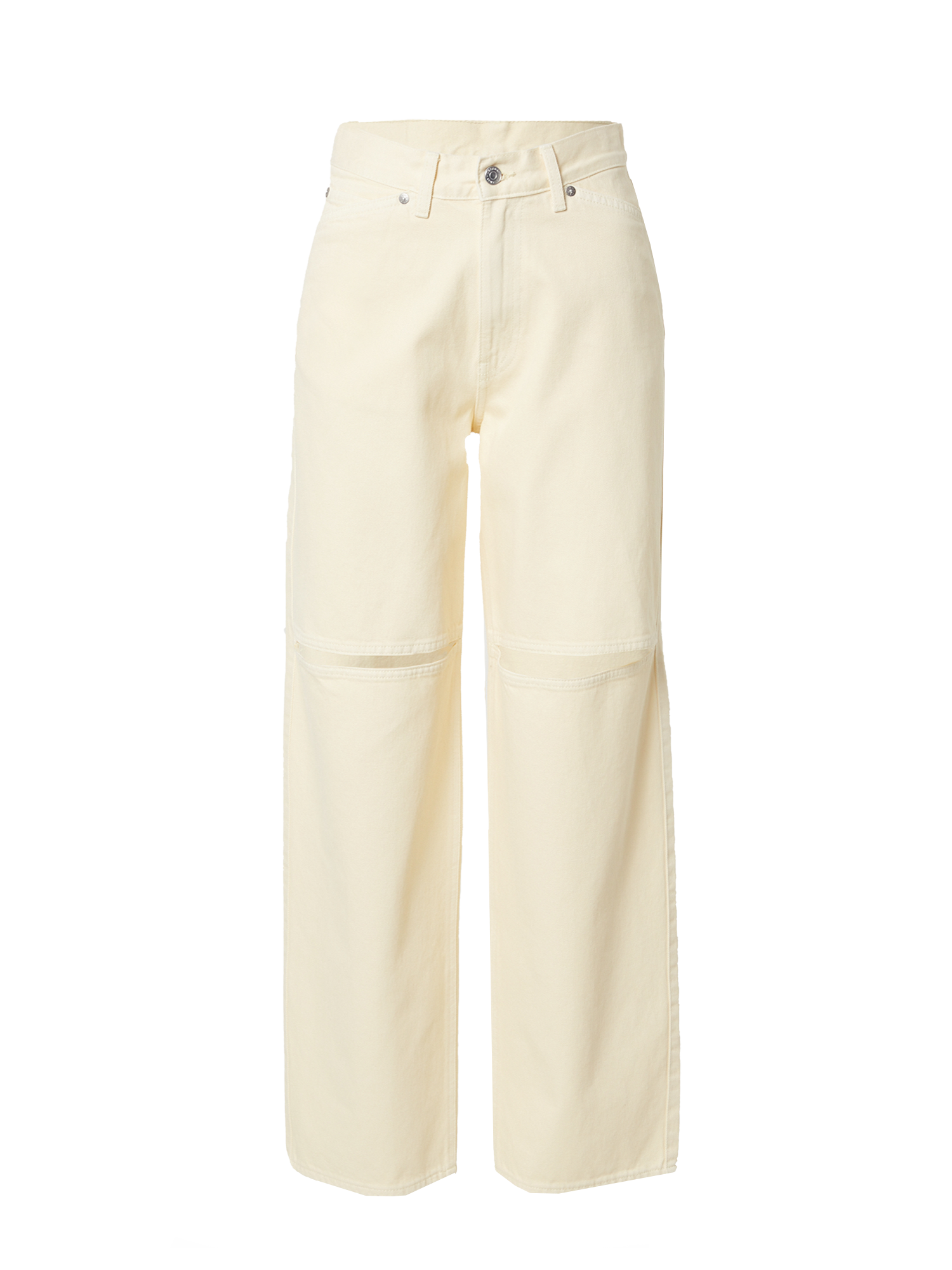JNGFg Donna WEEKDAY Jeans Brae in Bianco Naturale 