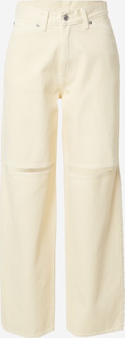 WEEKDAY Wide leg Jeans 'Brae' in White: front