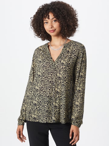 Kaffe Blouse 'Turbo' in Zwart: voorkant