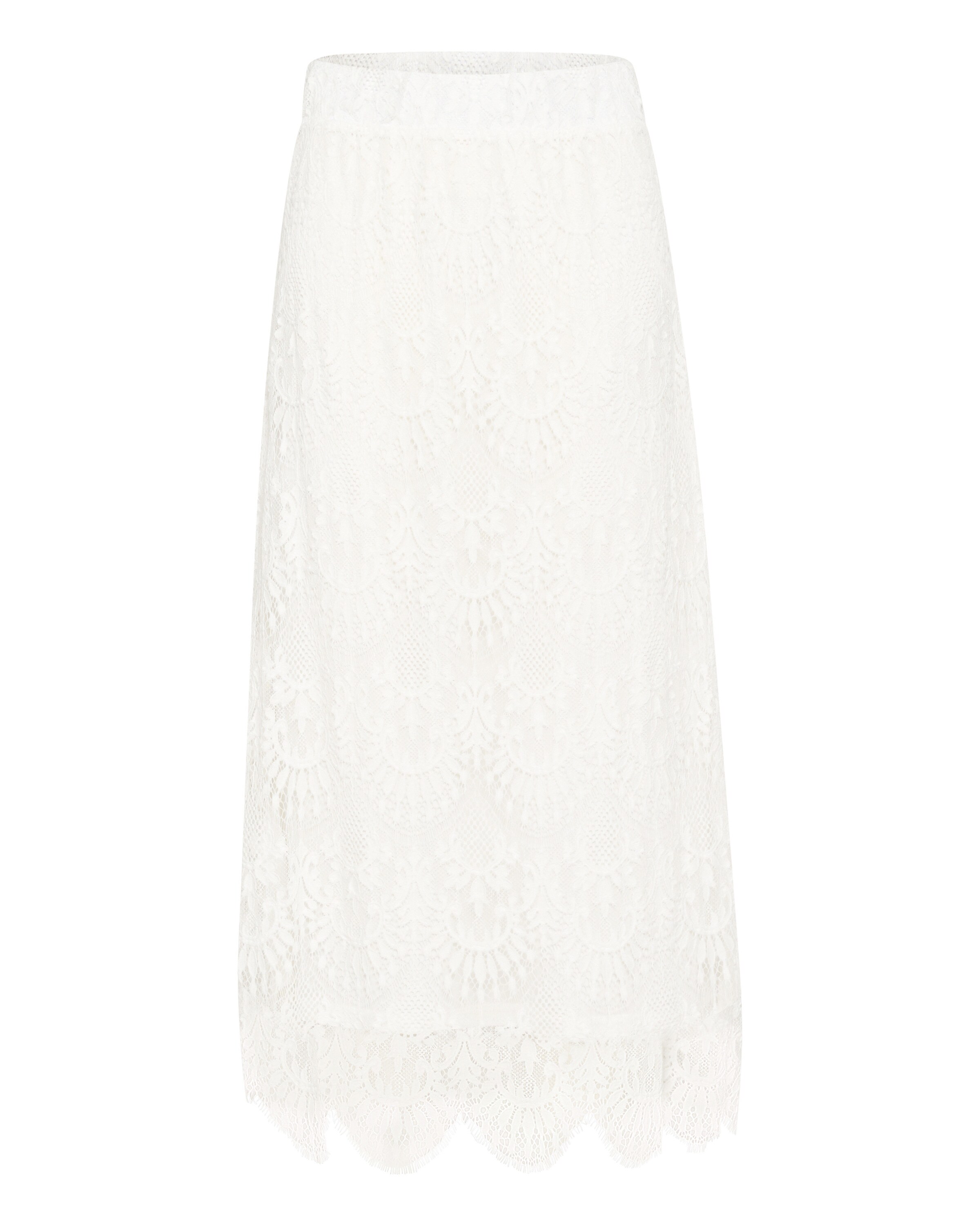 CULTURE Nederdel 'Okram' i hvid: forside