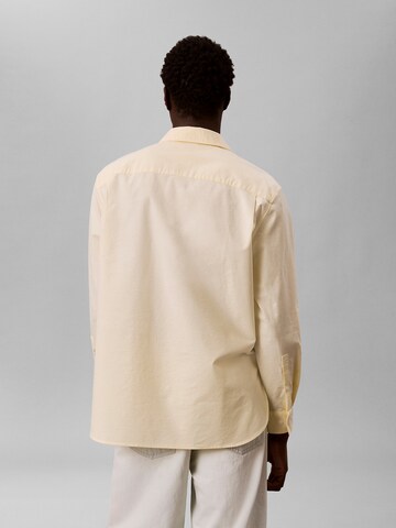 Calvin Klein Jeans Regular Fit Hemd in Gelb