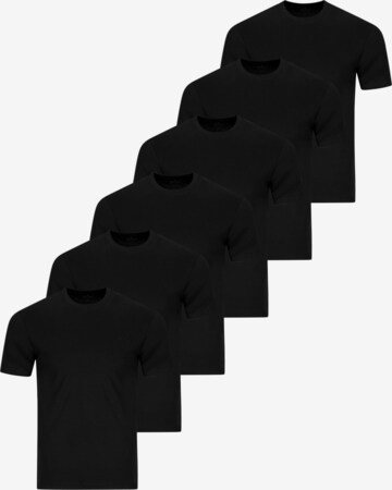 Ragman Undershirt 'Basic' in Black: front