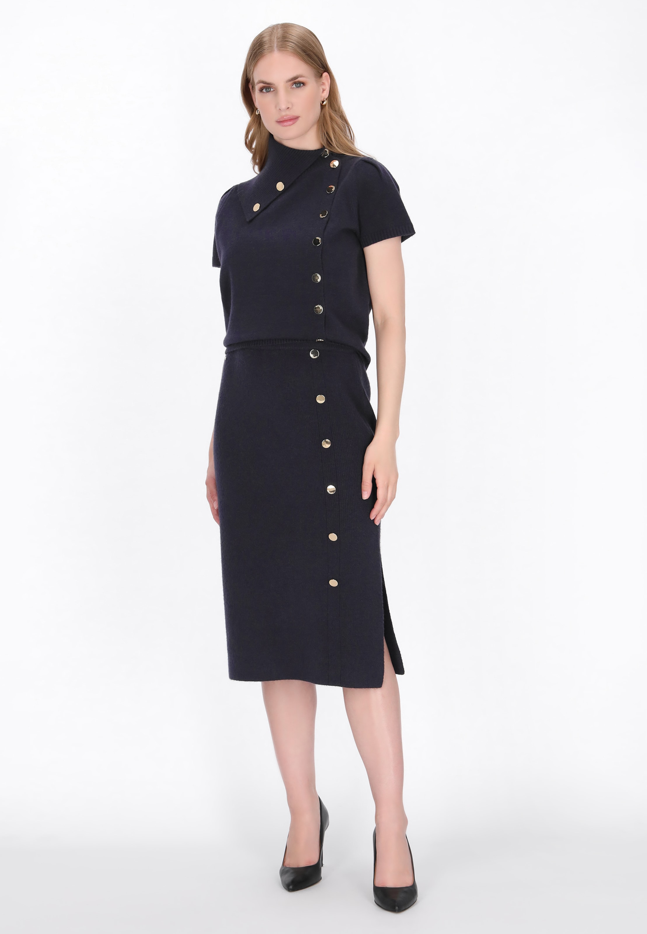 DreiMaster Klassik - Pullover em azul: frente