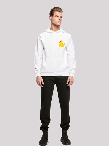 F4NT4STIC Sweatshirt 'Yellow Rubber Ducky' in White