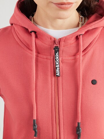 Giacca di felpa 'TwiggyAK A' di alife & kickin in rosso