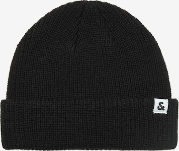 JACK & JONES Beanie in Black: front