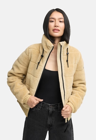 Veste d’hiver 'Schneepuder 14' NAVAHOO en beige : devant