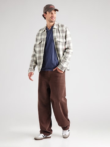 JACK & JONES Póló 'JJESPLIT' - kék