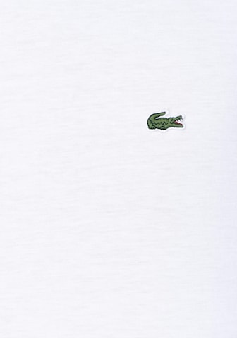 LACOSTE Средняя посадка Футболка в Белый