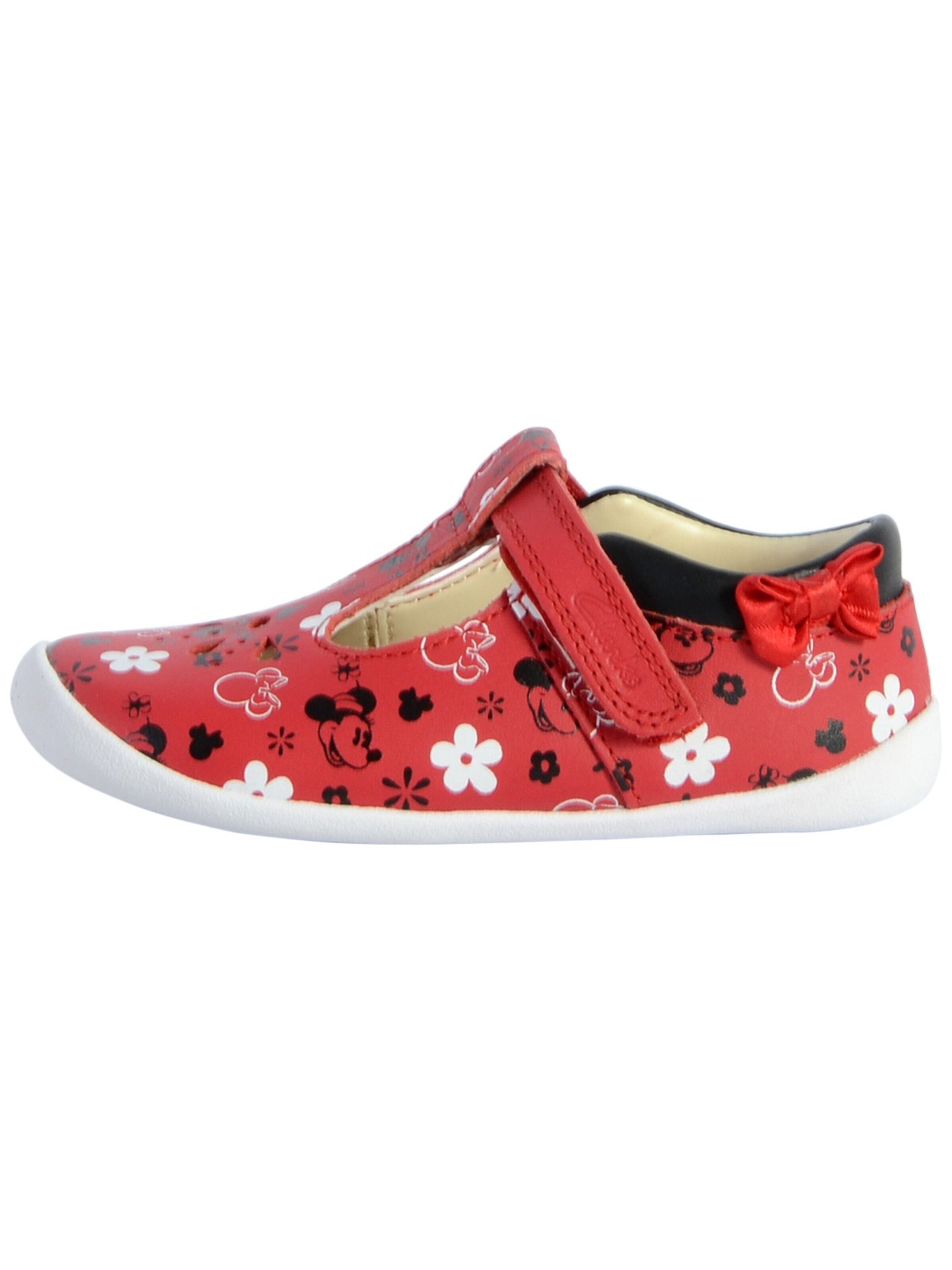 CLARKS Baleriny w kolorze czerwony: przód