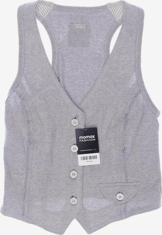 Marc Cain Vest in XS in Grey: front