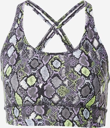 DKNY Performance Bustier Biustonosz sportowy w kolorze żółty: przód