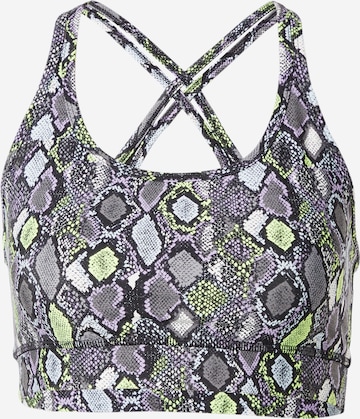 DKNY Performance Bustier Biustonosz sportowy w kolorze żółty: przód