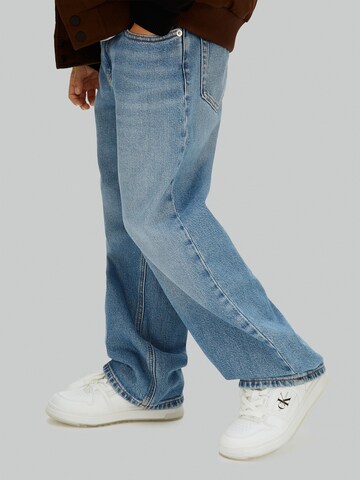 Calvin Klein Jeans Wide leg Τζιν 'SKATER' σε μπλε: μπροστά