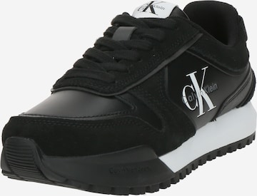 Calvin Klein Jeans Низкие кроссовки 'TOOTHY RUNNER' в Черный: спереди