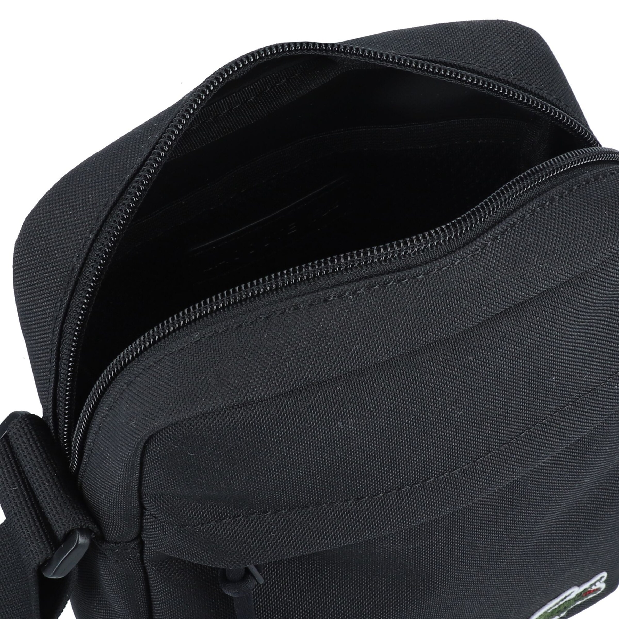 LACOSTE Umhängetasche 'Neocroc' in Schwarz