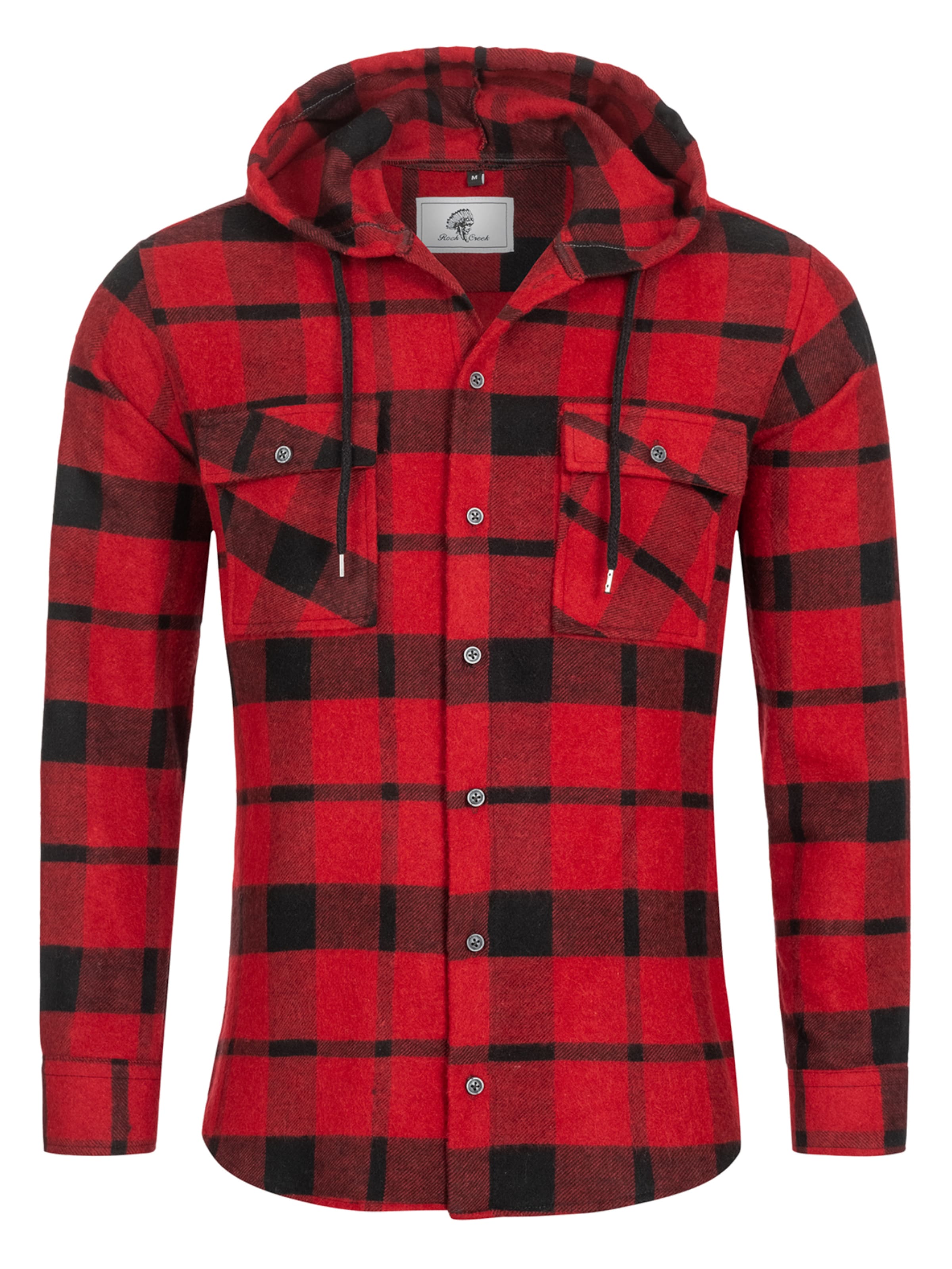 Rock Creek Regular fit Button Up Shirt in Red: front