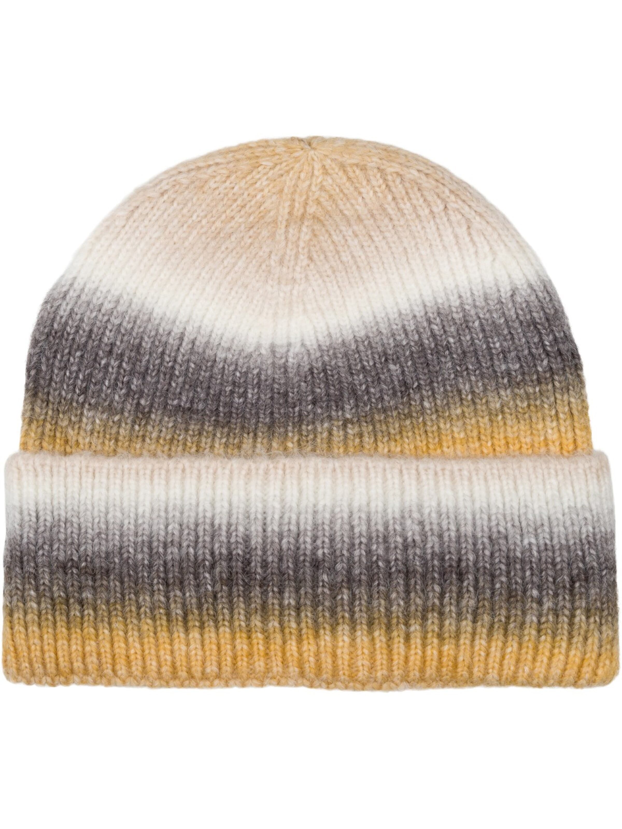 styleBREAKER Mütze 'Strickmütze Ombré'‌ in Beige