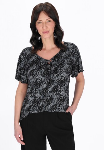 Usha - Blusa en negro: frente