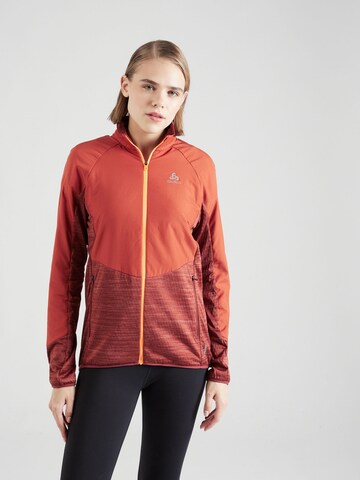 ODLO Athletic Jacket in Red: front