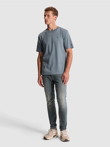 CAST IRON - Camiseta 'Regular fit T-shirt in interlock jersey' en azul