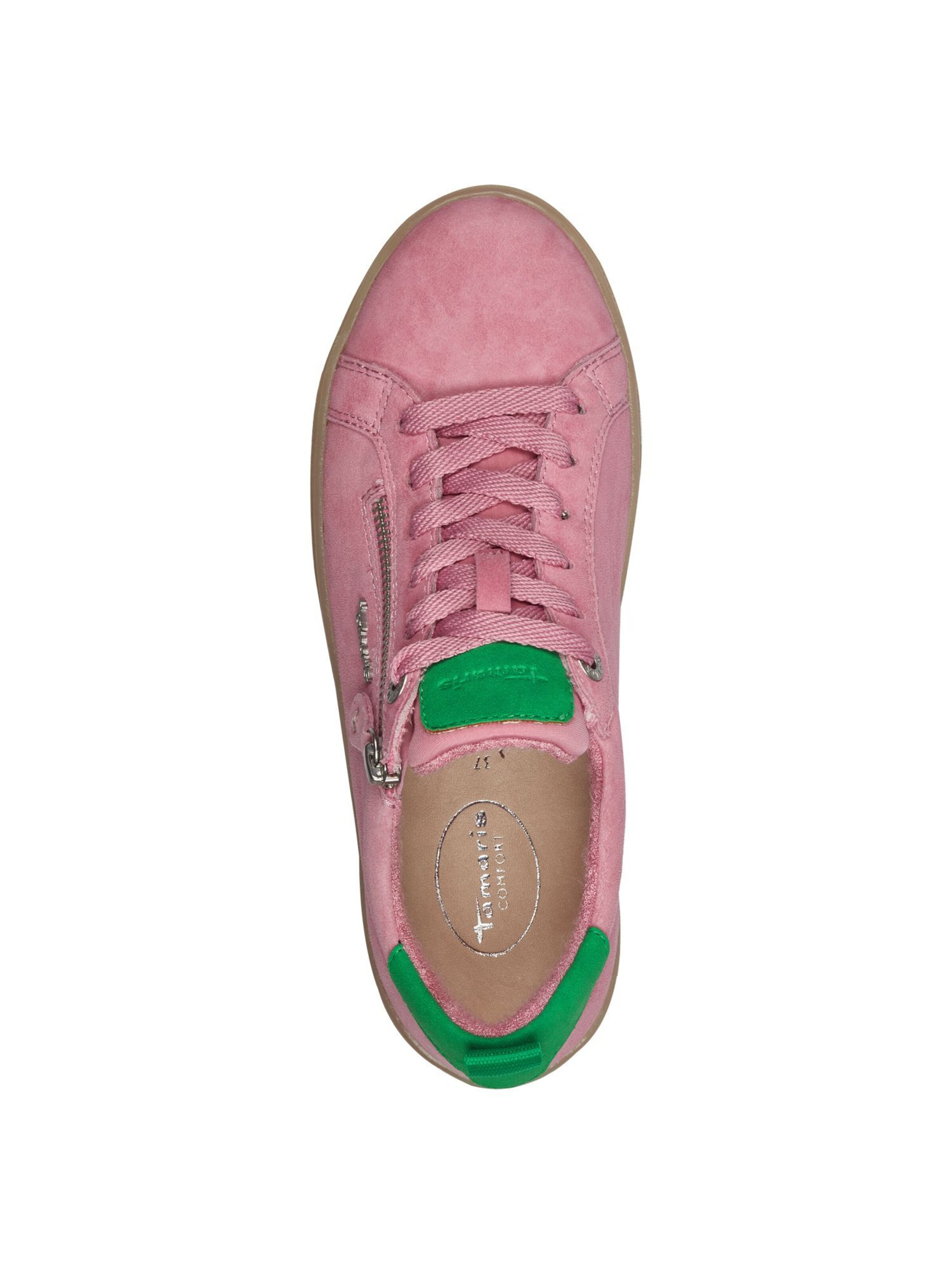 Baskets basses Tamaris en rose