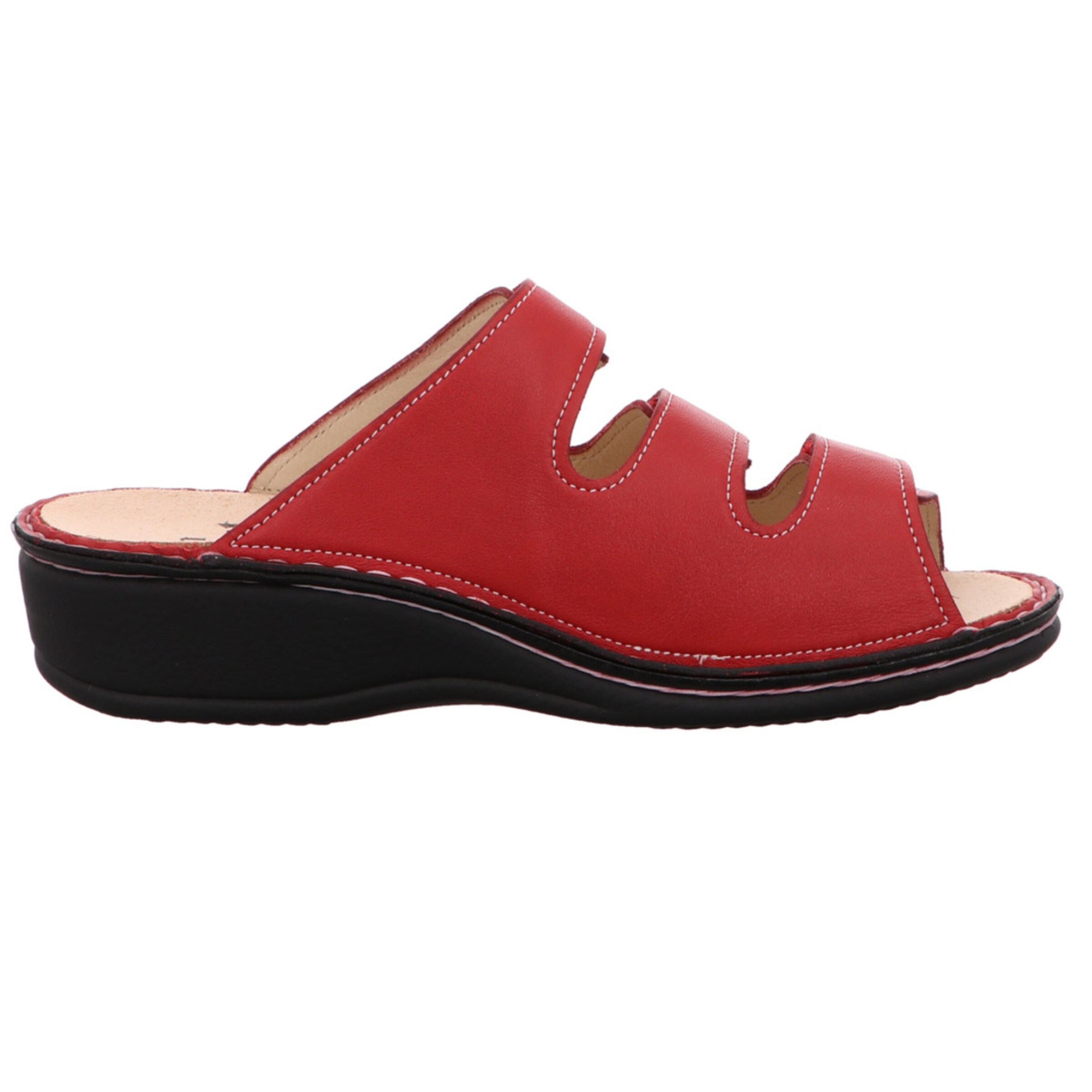 Finn Comfort Mules in Red