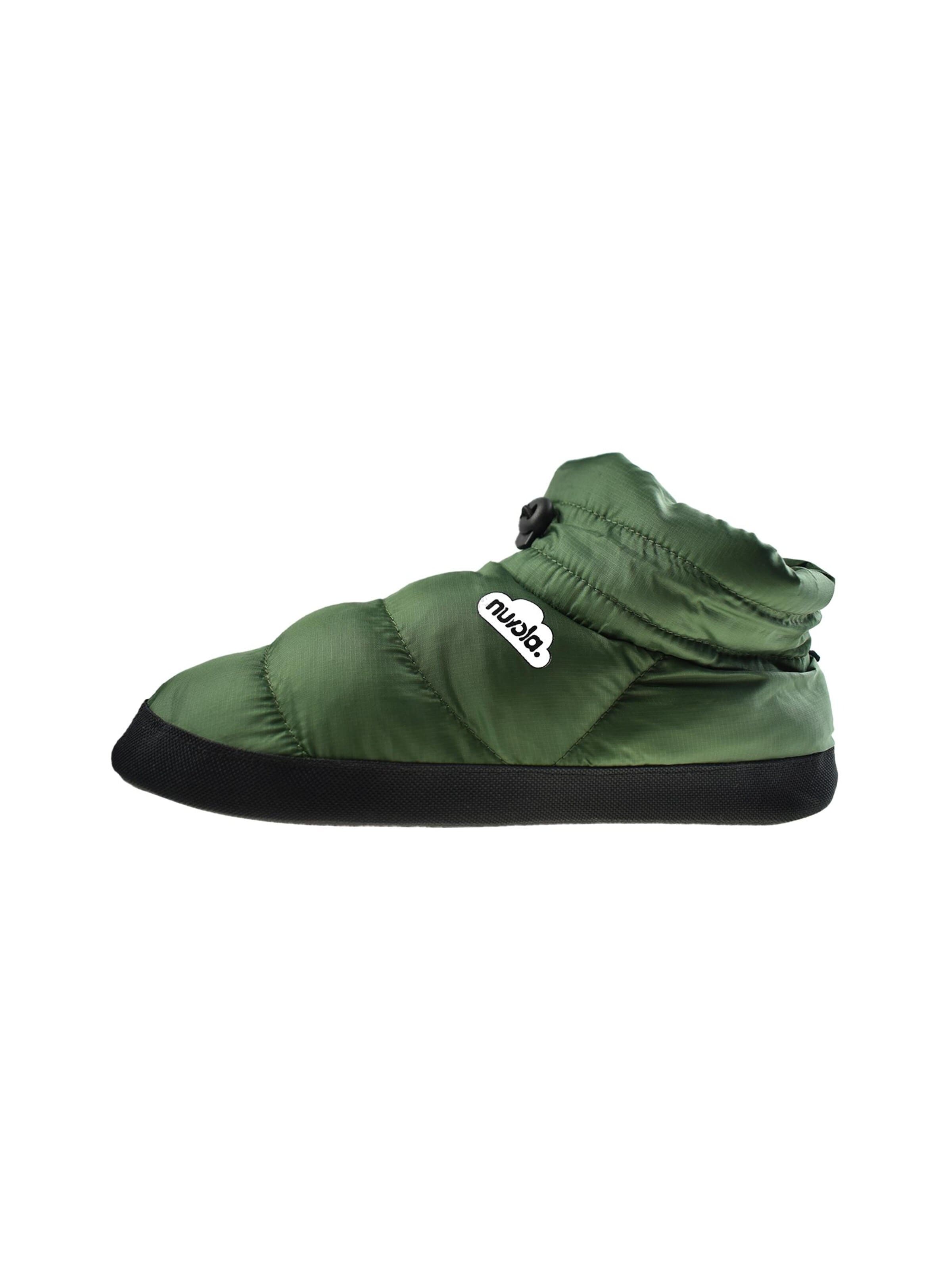 Nuvola. - Pantufa 'Boot Home' em verde: frente