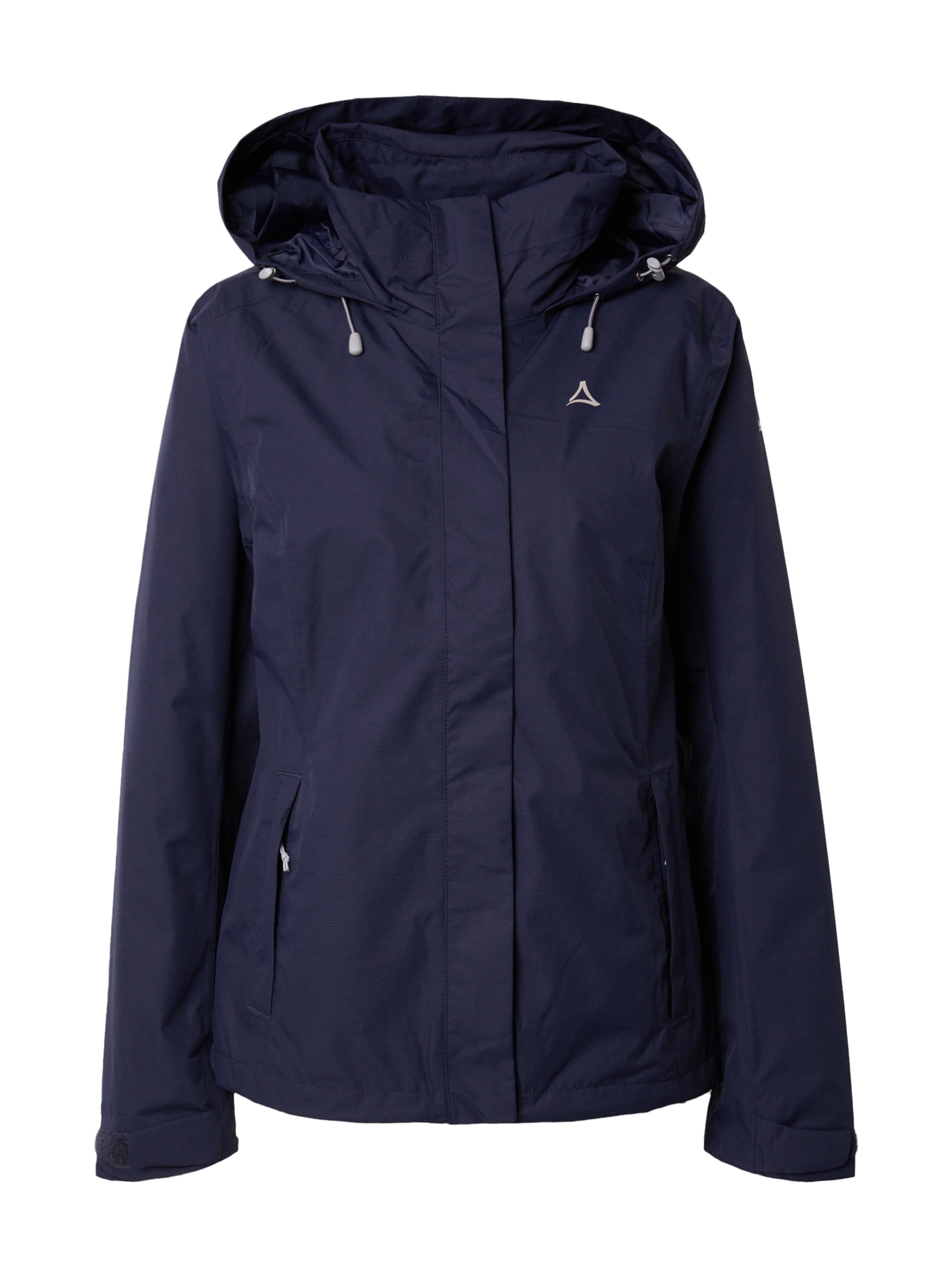 Schöffel Outdoorjas in Blauw: voorkant