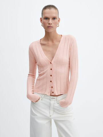 MANGO Strickjacke 'FLURRY' in Pink: predná strana