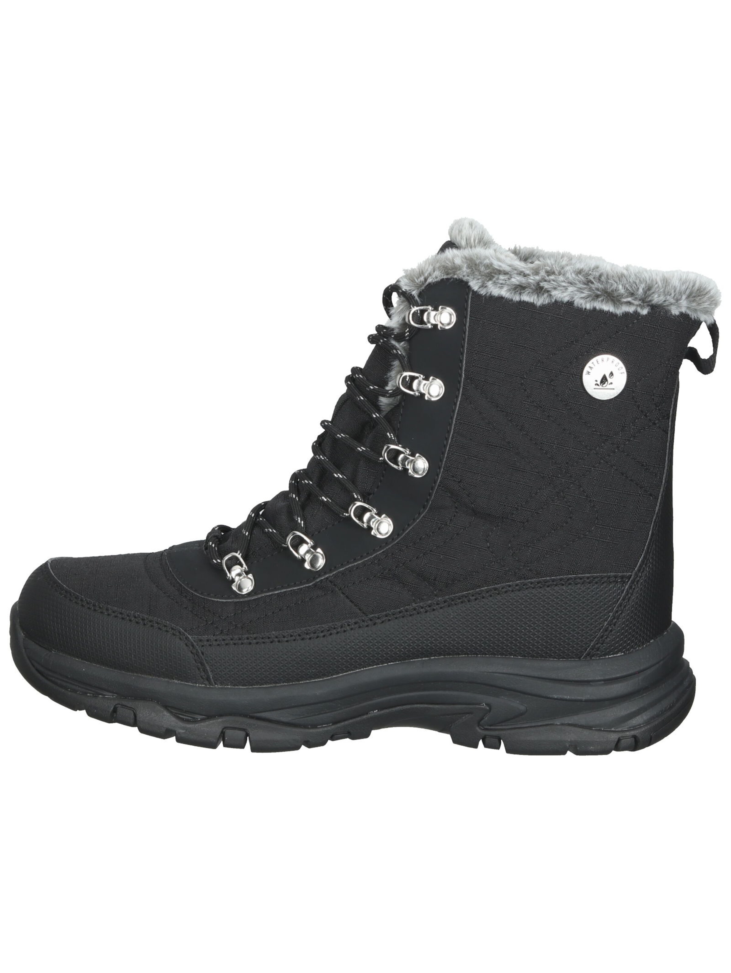 SKECHERS Snowboots in Schwarz