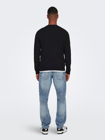 Pull-over 'Rex' Only & Sons en noir