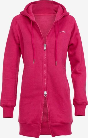 Veste de survêtement 'J006' Winshape en rose : devant