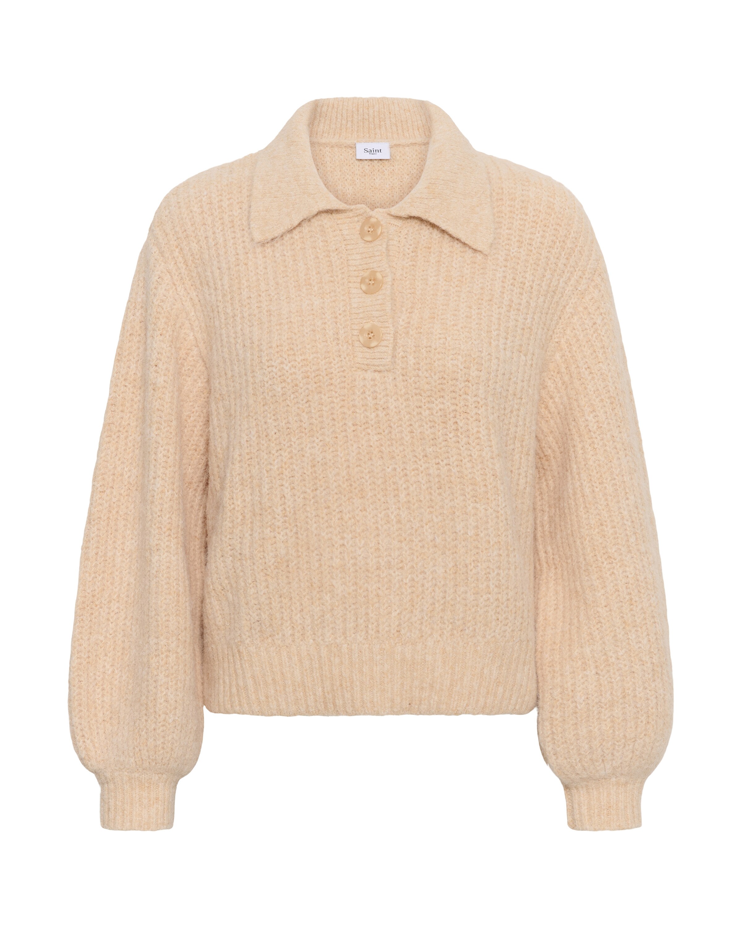 SAINT TROPEZ Pullover 'Tabbatha' i beige: forside