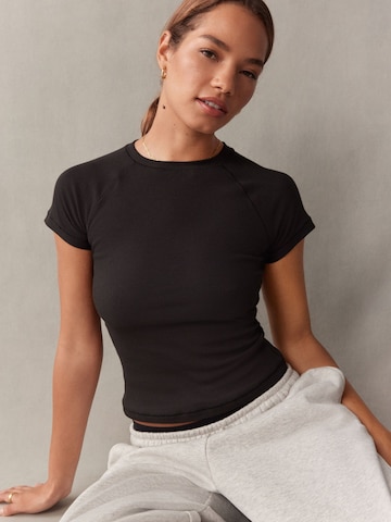 T-shirt self. en noir