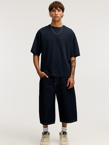 Pull&Bear Tričko - Modrá
