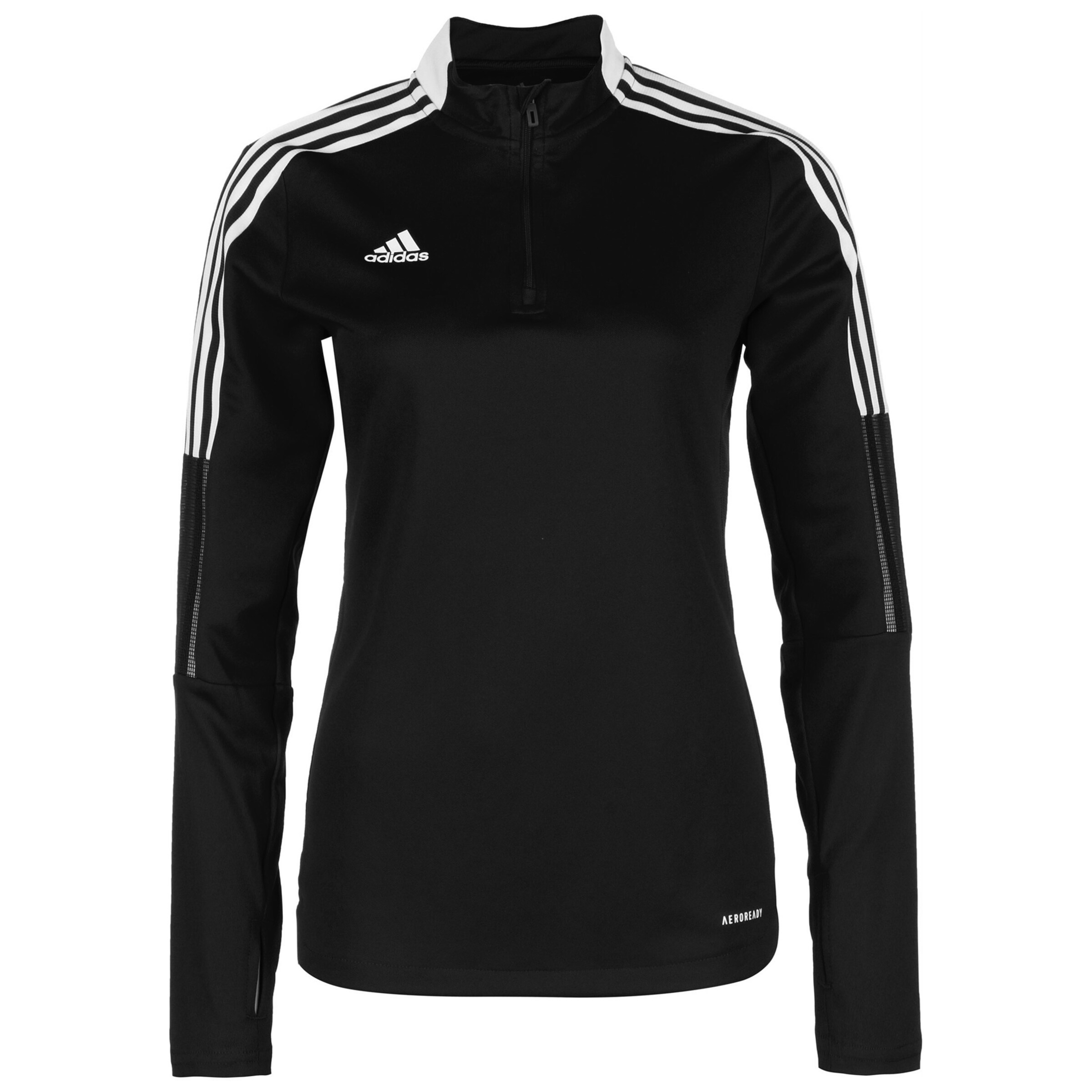 Tricou funcțional 'Tiro 21' de la ADIDAS SPORTSWEAR pe negru: față