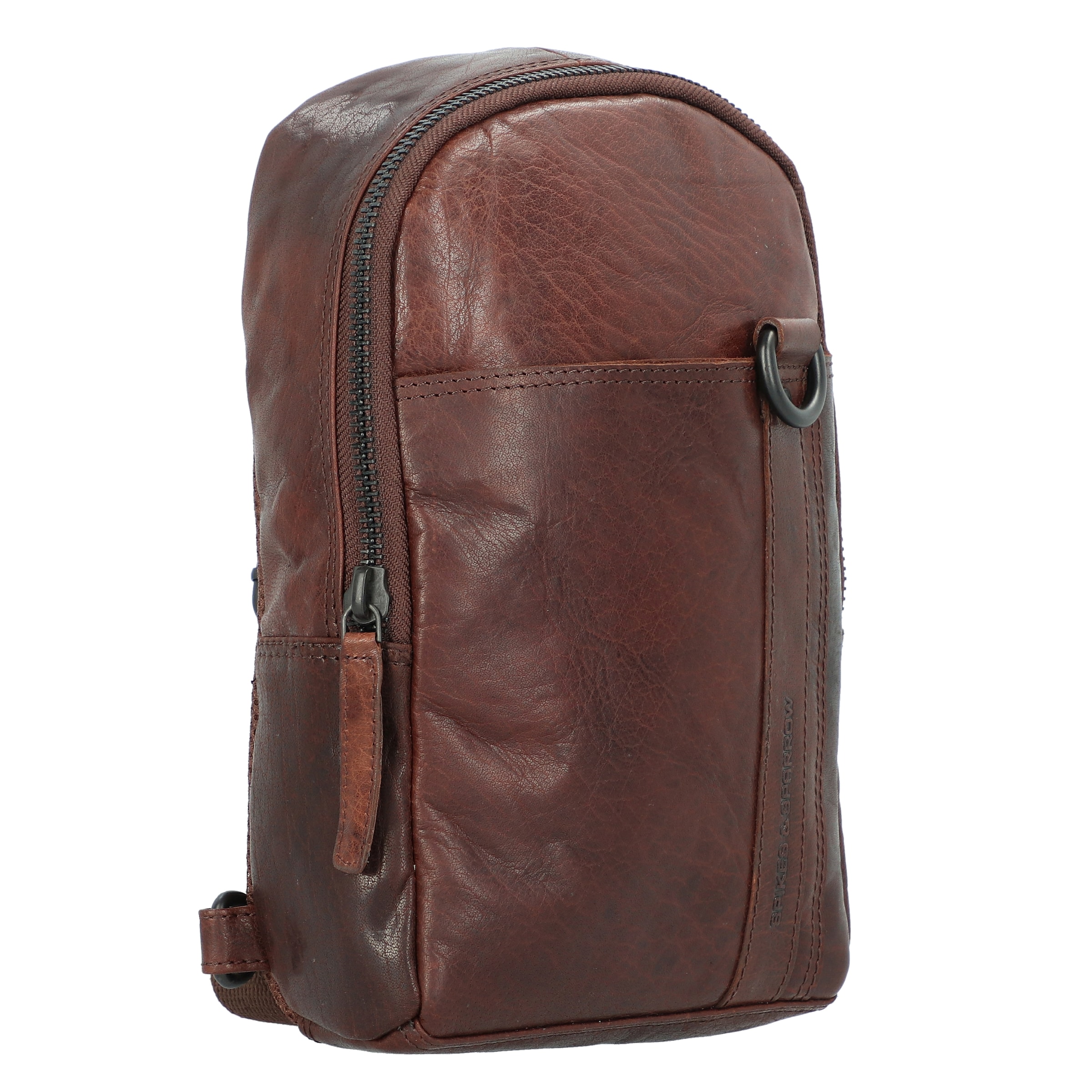 Spikes & Sparrow Umhängetasche 'Bronco' in Braun